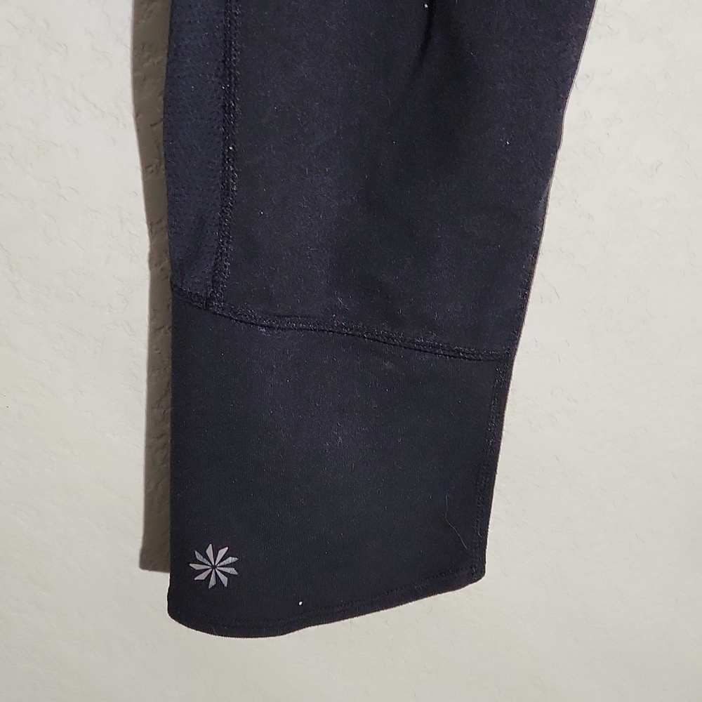 Athleta Skirt Leggings Womens size M Purple Black Athletic - Picture 2 of 12